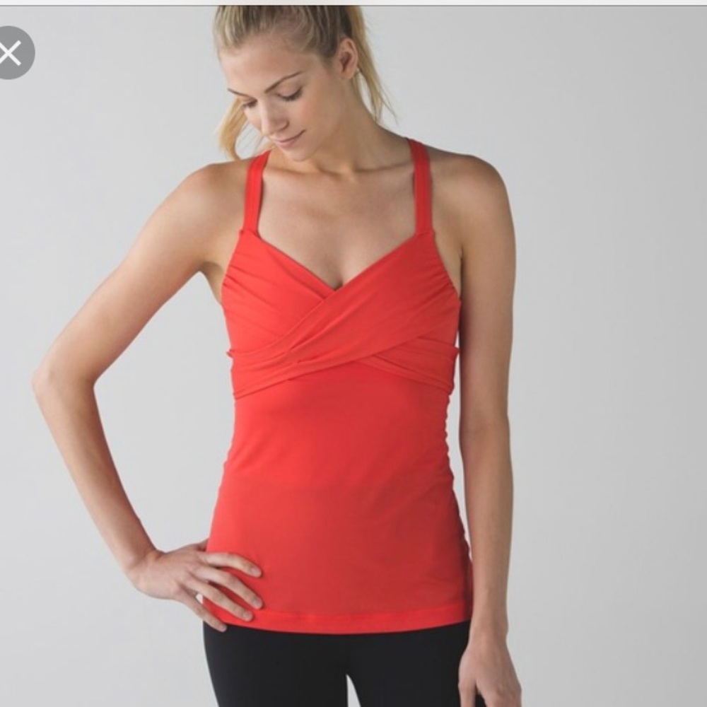 Lululemon Wrap It Up Bra Top Tank Yoga shirt 10
